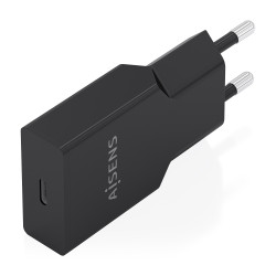 AISENS A110-1004 Cargador Ultra Delgado GaN 30W, 1xUSB-C PD3.0, Negro, Interior, Corriente alterna, Negro 2