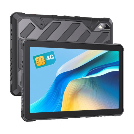 Cubot 6924136723647 TAB KingKong 2 4G, 27,8 cm (10.9"), 1200 x 1920 Pixeles, 256 GB, 8 GB, Android 14, Negro