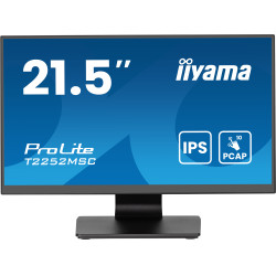iiyama T2252MSC-B2AG ProLite T2252MSC-B2AG, 54,6 cm (21.5"), 1920 x 1080 Pixeles, Full HD, LCD, 5 ms, Negro 2