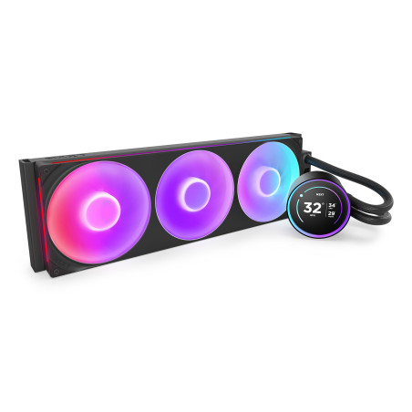 NZXT RL-KR42E-B2 Kraken Elite 420 RGB, Sistema de refrigeración líquida todo en uno, 14 cm, Negro