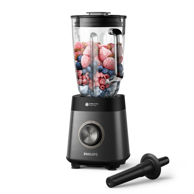 Philips HR3040/00 5000 series HR3040/00 Batidora, Batidora de vaso, 2 L, Función de impulso, Picahielos, 0,85 m, 1200 W