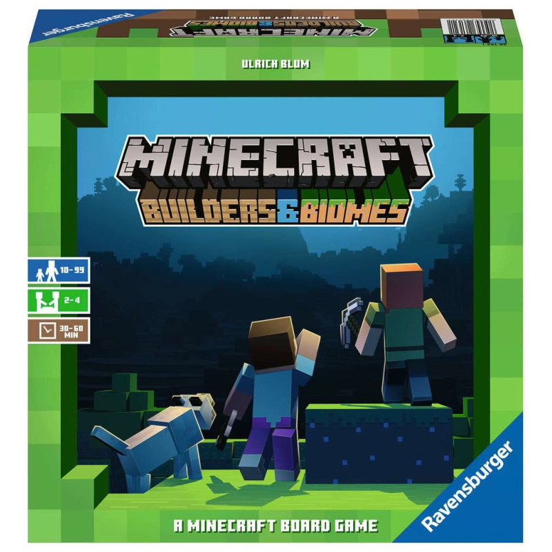 Ravensburger 26132 Minecraft Builders & Biomes, Juego de mesa, Juego de fichas, 10 año(s), 30 min, Juego familiar