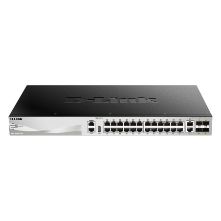 D-Link DGS-3130-30TS/E DGS-3130-30TS/E, Gestionado, L3, Gigabit Ethernet (10/100/1000)