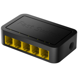 Cudy FS105D FS105D, Fast Ethernet (10/100), Bidireccional completo (Full duplex) 2