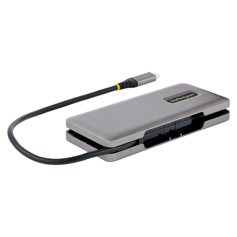 StarTech.com HB31CM4CPD3 Hub USB C de 4 Puertos, 4 Puertos USB Tipo C, USB 3.1 de 10Gbps - Concentrador Ladrón USB Tipo C con
