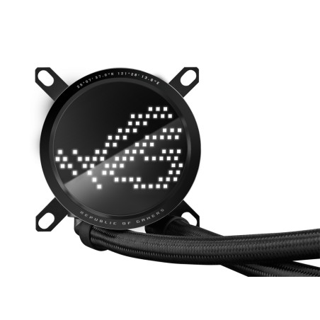 ASUS 90RC00J1-M0UAY0 ROG Ryuo III 240 ARGB, Kit de refrigeración líquida, 12 cm, 2200 RPM, Negro