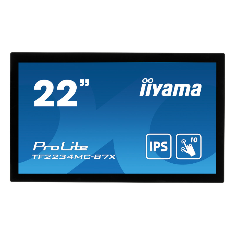 iiyama TF2234MC-B7X ProLite TF2234MC-B7X, 54,6 cm (21.5"), 1920 x 1080 Pixeles, Full HD, LED, 8 ms, Negro