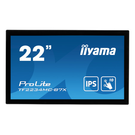 iiyama TF2234MC-B7X ProLite TF2234MC-B7X, 54,6 cm (21.5"), 1920 x 1080 Pixeles, Full HD, LED, 8 ms, Negro