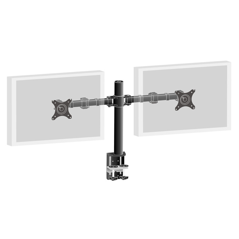 iiyama DS1002C-B1 DS1002C-B1, Abrazadera, 10 kg, 25,4 cm (10"), 81,3 cm (32"), 100 x 100 mm, Negro