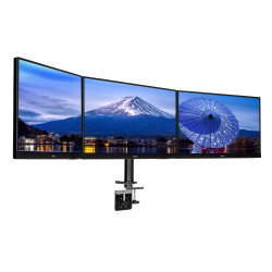 iiyama DS1003C-B1 Desk Mount, Pinza/Atornillado, 30 kg, 25,4 cm (10"), 68,6 cm (27"), 100 x 100 mm, Negro