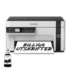 Epson C11CJ18401 EcoTank ET-M2120, Inyección de tinta, Impresión en blanco y negro, 1440 x 720 DPI, A4, Impresión directa, 2