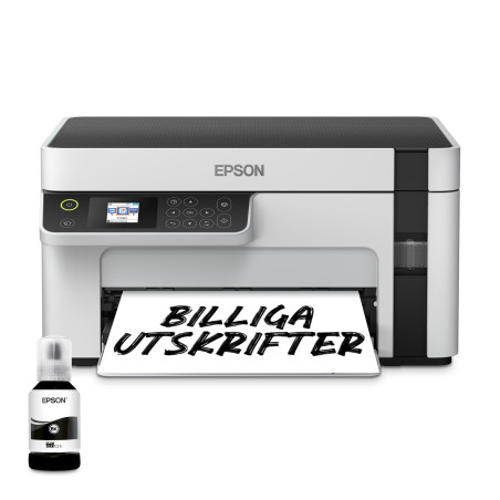 Epson C11CJ18401 EcoTank ET-M2120, Inyección de tinta, Impresión en blanco y negro, 1440 x 720 DPI, A4, Impresión directa,