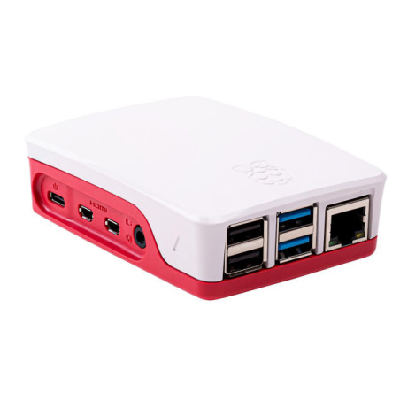 Raspberry Pi 1876751 1876751, Funda, Raspberry Pi, Raspberry Pi, Rojo, Blanco, ABS, 71 mm
