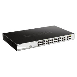 D-Link DGS-1210-28P DGS-1210-28P, Gestionado, L2, Gigabit Ethernet (10/100/1000), Energía sobre Ethernet (PoE), Montaje en 2