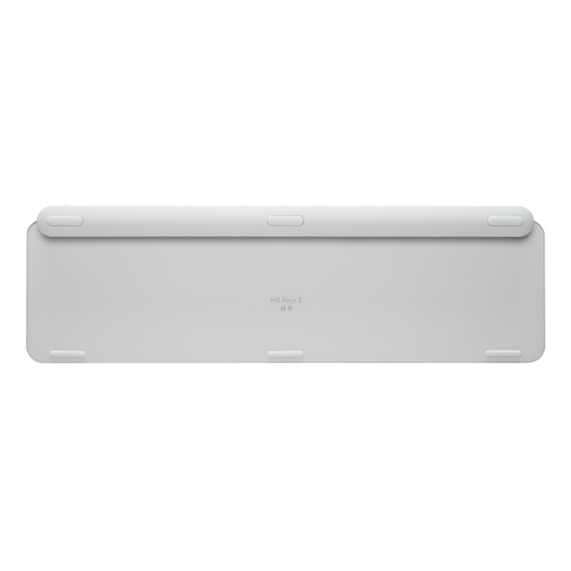 Logitech 920-011578 MX Keys S, Inalámbrico, Bluetooth, Switch de tecla de tijera, QWERTY, LED, Gris