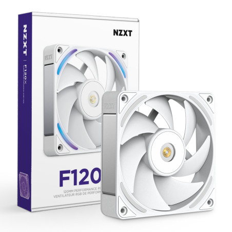 NZXT RF-U12PN-W1 F120X, Ventilador, 12 cm, Blanco