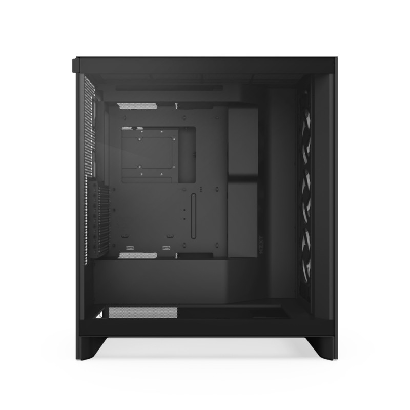 NZXT CM-H72FB-R1 H7 Flow RGB, Midi Tower, PC, Negro, ATX, EATX, micro ATX, Mini-ITX, SGCC, Vidrio templado, 18,5 cm