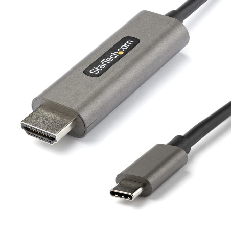 StarTech.com CDP2HDMM5MH Cable 5m USB C a HDMI 4K de 60Hz con HDR10 - Adaptador de Vídeo USB Tipo C a HDMI 2.0b Ultra HD 4K -