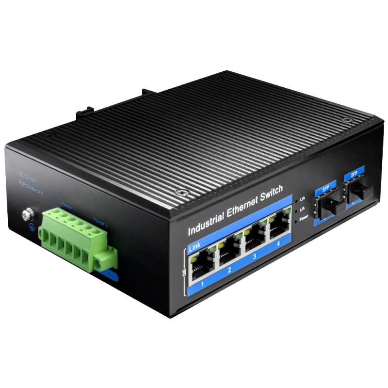 Cudy IG1004S2P IG1004S2P, No administrado, Gigabit Ethernet (10/100/1000), Bidireccional completo (Full duplex), Energía sobre