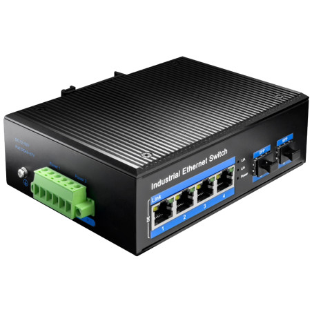 Cudy IG1004S2P IG1004S2P, No administrado, Gigabit Ethernet (10/100/1000), Bidireccional completo (Full duplex), Energía sobre