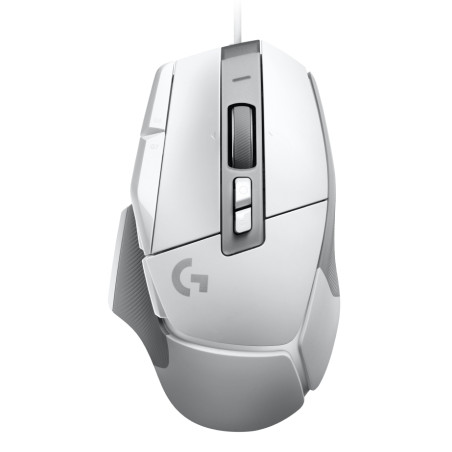 Logitech G 910-006147 G502 X, mano derecha, Óptico, USB tipo A, 25600 DPI, Blanco