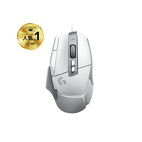Logitech G 910-006147 G502 X, mano derecha, Óptico, USB tipo A, 25600 DPI, Blanco