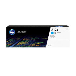 HP CF381A Cartucho de tóner 312A cian para LaserJet, 2700 páginas, Cian