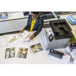 HP CF381A Cartucho de tóner 312A cian para LaserJet, 2700 páginas, Cian 2