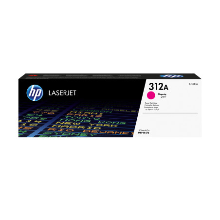 HP CF383A Cartucho de tóner 312A magenta para LaserJet, 2700 páginas, Magenta, 1 pieza(s)
