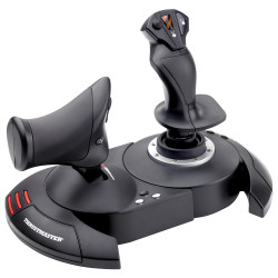 Thrustmaster 2960703 T.Flight Hotas X, Simulador de Vuelo, PC, Alámbrico, USB, Negro, Cable 2