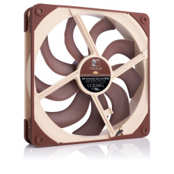 Noctua NF-A14X25 G2 LS-PWM NF-A14X25 G2 LS-PWM, Refrigerador de aire, 14 cm, 800 RPM, 81,6 m³/h, Beige, Marrón 2