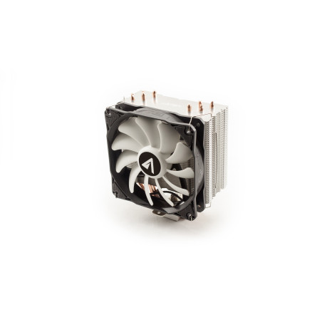 ABYSM 832403 Snow IV, Enfriador, 12 cm, 800 RPM, 1400 RPM, Negro, Blanco
