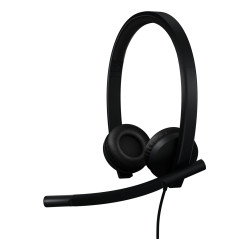 Logitech 981-001431 H570e, Alámbrico, Oficina/Centro de llamadas, 113 g, Auriculares, Negro