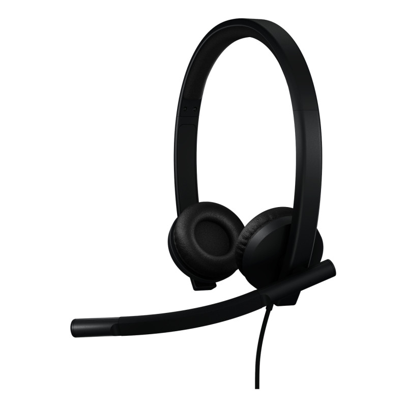 Logitech 981-001431 H570e, Alámbrico, Oficina/Centro de llamadas, 113 g, Auriculares, Negro