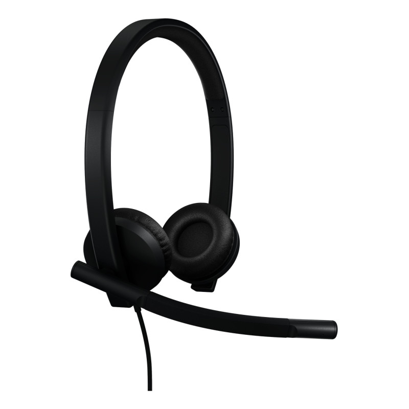 Logitech 981-001431 H570e, Alámbrico, Oficina/Centro de llamadas, 113 g, Auriculares, Negro