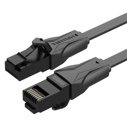 Vention IBABN Cable de Red RJ45 UTP IBABE Cat.6/ 15 m/ Negro, 15 m, Cat6, U/UTP (UTP), RJ-45, RJ-45, Negro
