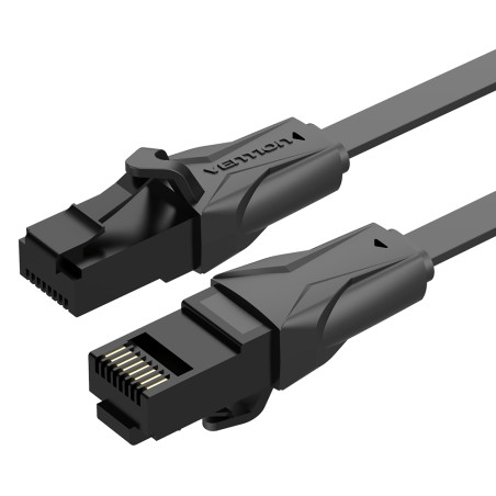 Vention IBABN Cable de Red RJ45 UTP IBABE Cat.6/ 15 m/ Negro, 15 m, Cat6, U/UTP (UTP), RJ-45, RJ-45, Negro
