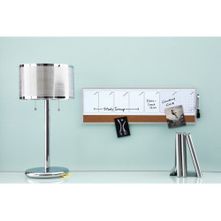 Rexel 1903780 Organizador semanal magn + tablero corcho 585x190mm, 585 x 190 mm, Marrón, Blanco, Imán, 347 g 2