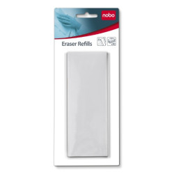 Nobo 1901434 Recambio borrador para pizarra blanca magnética blister (10), Gris, 20 g, 10 pieza(s)
