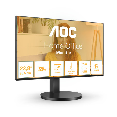AOC 27B3CF2 B3 27B3CF2, 68,6 cm (27"), 1920 x 1080 Pixeles, Full HD, LED, 4 ms, Negro