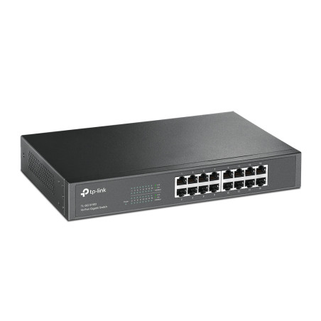 TP-Link TL-SG1016D V7 TL-SG1016D, No administrado, Gigabit Ethernet (10/100/1000), Bidireccional completo (Full duplex),
