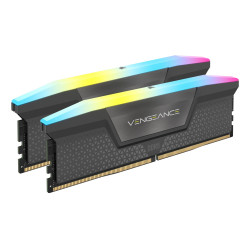 Corsair CMH32GX5M2B6000Z38 Vengeance RGB CMH32GX5M2B6000Z38, 32 GB, 2 x 16 GB, DDR5, 288-pin DIMM, Gris 2