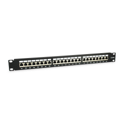Equip 326625 326625, RJ-45, Cat6a, 1U, Negro, RoHS, CE