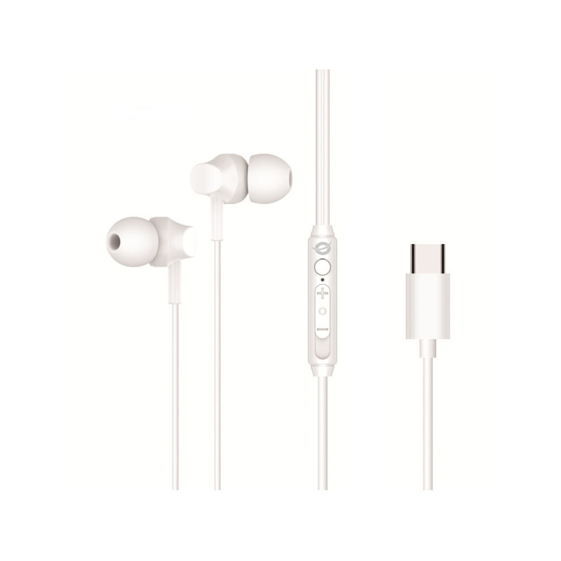 Conceptronic BRENDAN03W BRENDAN03W, Alámbrico, Llamadas/Música, 20 - 20000 Hz, 13 g, Auriculares, Blanco