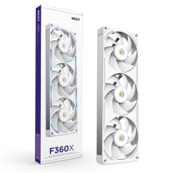 NZXT RF-U36PN-W1 F360X, Ventilador, 12 cm, Blanco 2