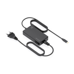 AISENS ASCH-1PD65D068-BK Cargador De Sobremesa GaN 65W PD3.0 1xUSB-C 1.8m, Negro, Universal, Interior, 110 - 240 V, 50 - 60 Hz,