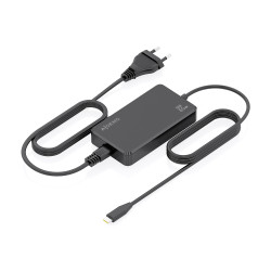 AISENS ASCH-1PD65D068-BK Cargador De Sobremesa GaN 65W PD3.0 1xUSB-C 1.8m, Negro, Universal, Interior, 110 - 240 V, 50 - 60 Hz, 2