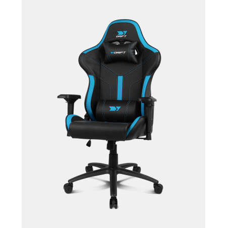 DRIFT DR350BL DR350, Butaca para jugar, 150 kg, Asiento acolchado, Respaldo acolchado, Negro, Metal