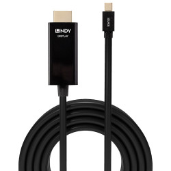 Lindy 36926 36926, 1 m, HDMI tipo A (Estándar), Mini DisplayPort, Macho, Macho, 3840 x 2160 Pixeles 2