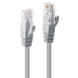 Lindy 48002 48002, 1 m, Cat6, U/UTP (UTP), RJ-45, RJ-45, Gris